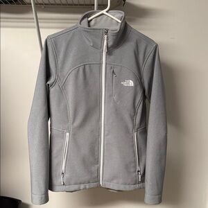 The North Face Light Gray Full-Zip Jacket